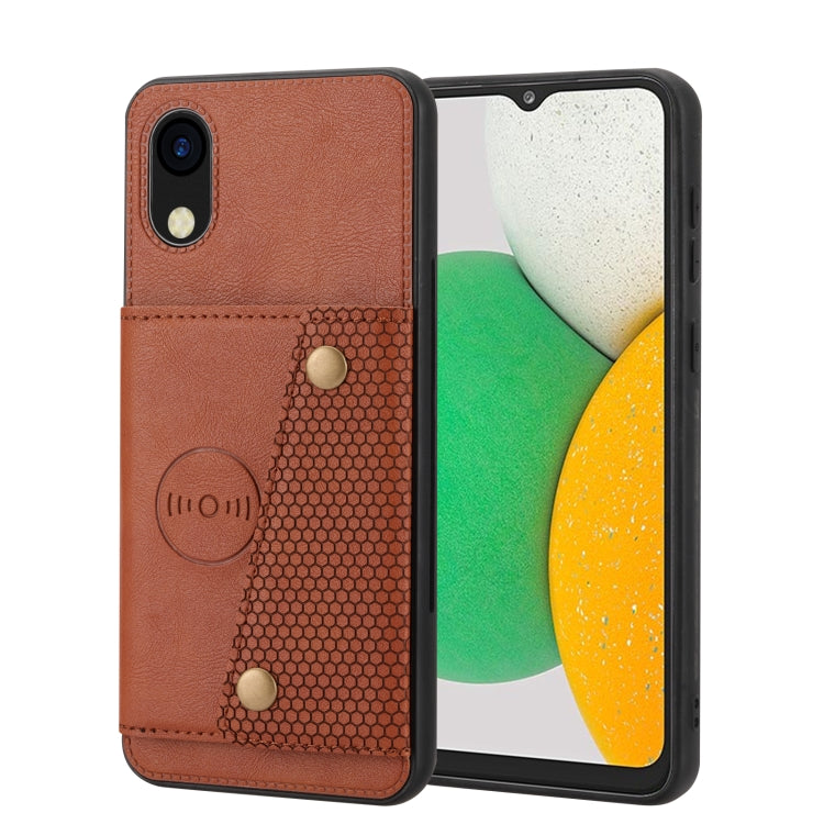 Double Buckle Card Slots Magnetic Phone Case