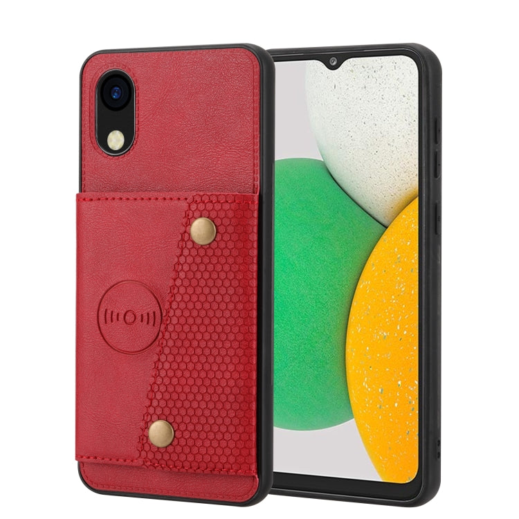 Double Buckle Card Slots Magnetic Phone Case