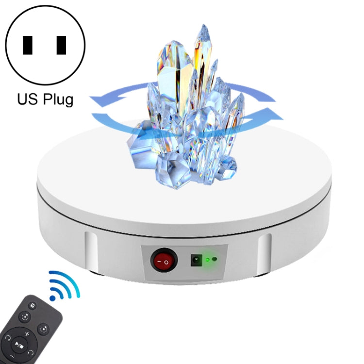 30cm Charging Rotating Display Stand Video Shooting Turntable, Load: 50kg