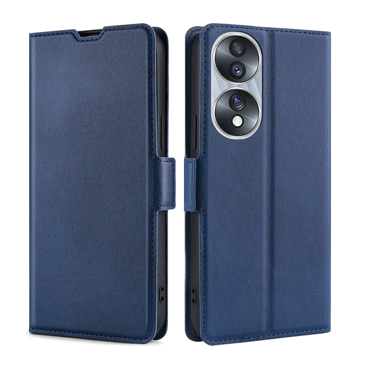 Ultra-thin Voltage Side Buckle Horizontal Flip Leather Phone Case