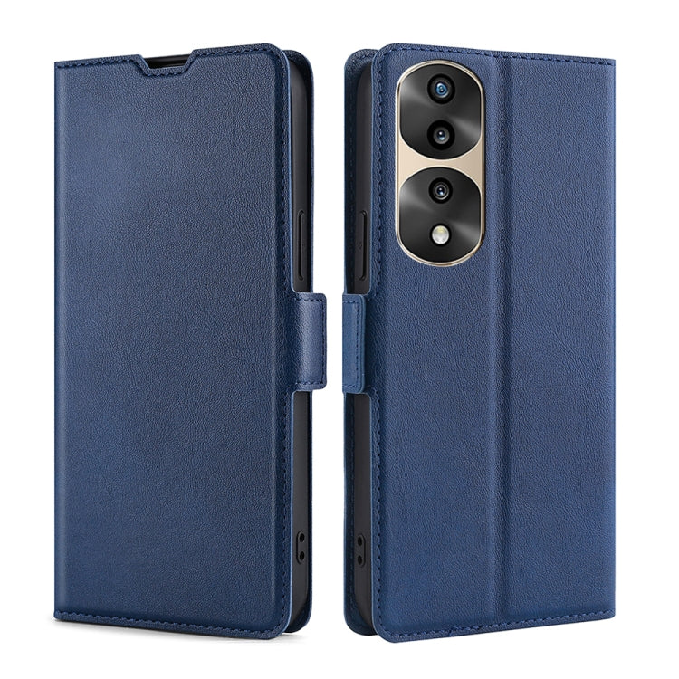 Ultra-thin Voltage Side Buckle Horizontal Flip Leather Phone Case