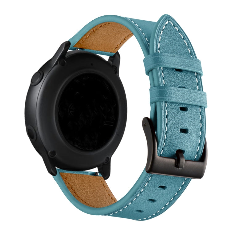 20mmFirst Layer Leather Sewing Thread Watch Band