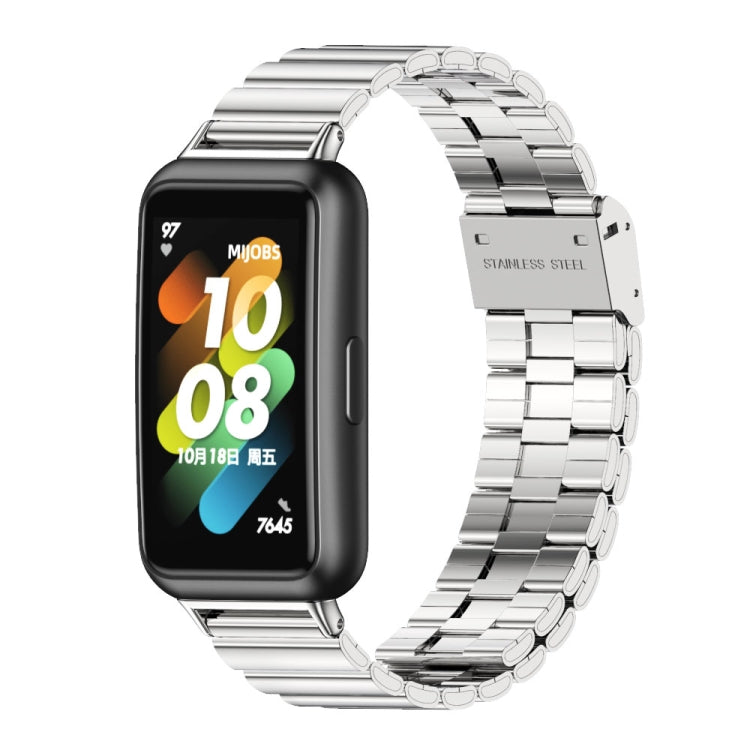 Mijobs Bamboo Stainless Steel Metal Buckle Watch Band