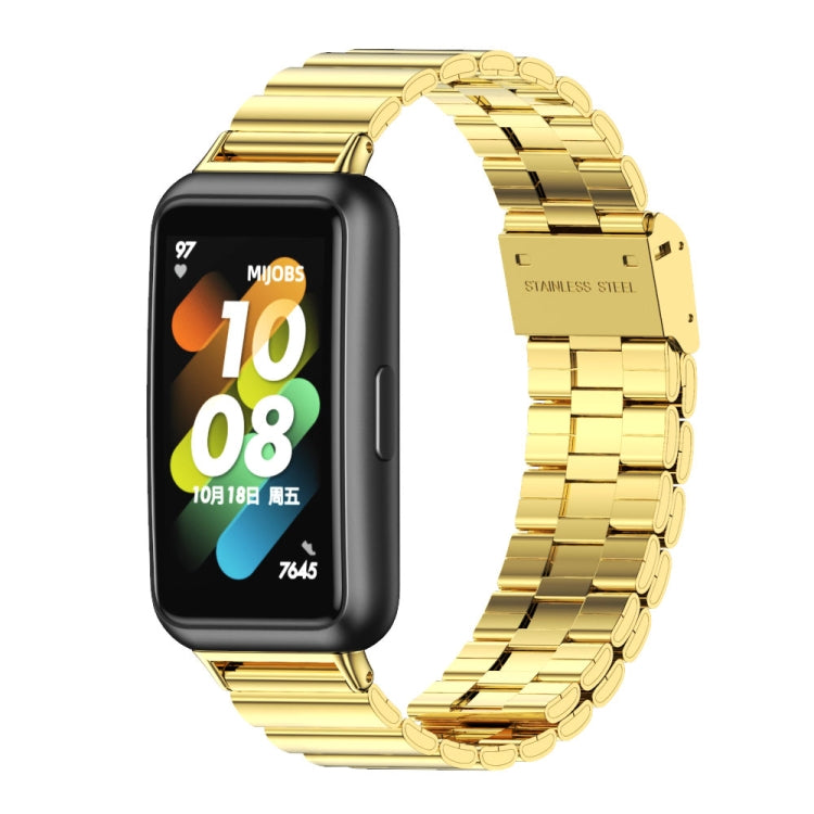 Mijobs Bamboo Stainless Steel Metal Buckle Watch Band