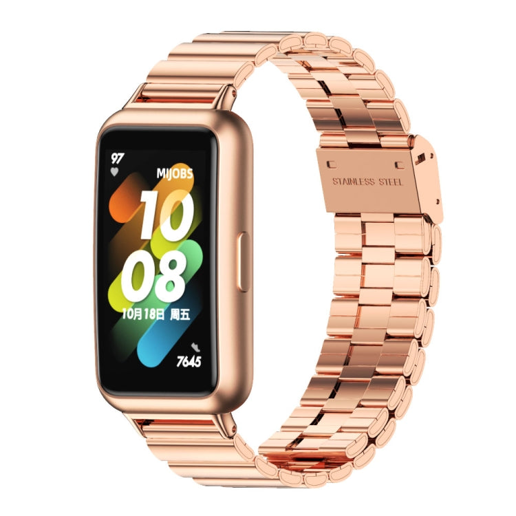 Mijobs Bamboo Stainless Steel Metal Buckle Watch Band