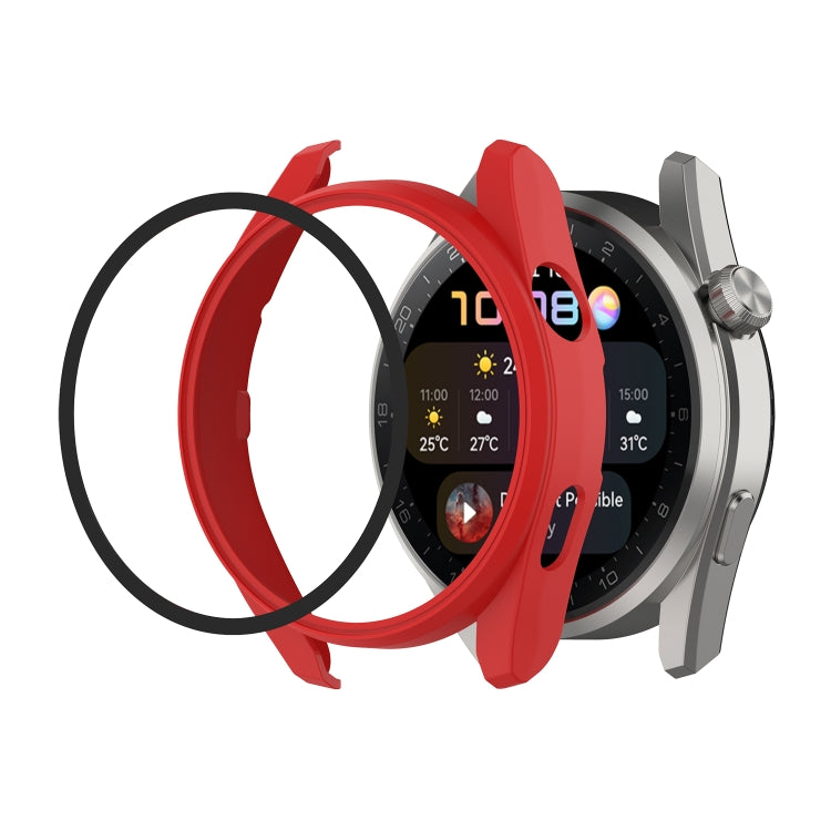 PC + Tempered Glass Integrated Protective Watch Case