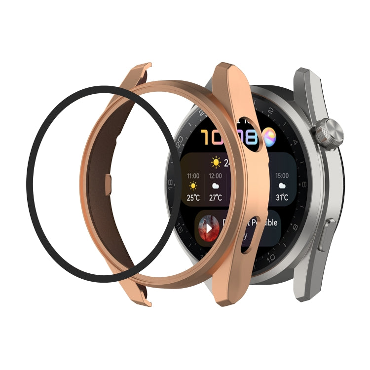 PC + Tempered Glass Integrated Protective Watch Case