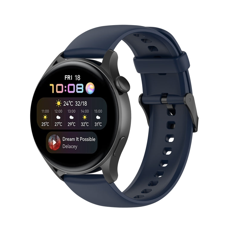 Solid Color Soft Silicone Watch Band