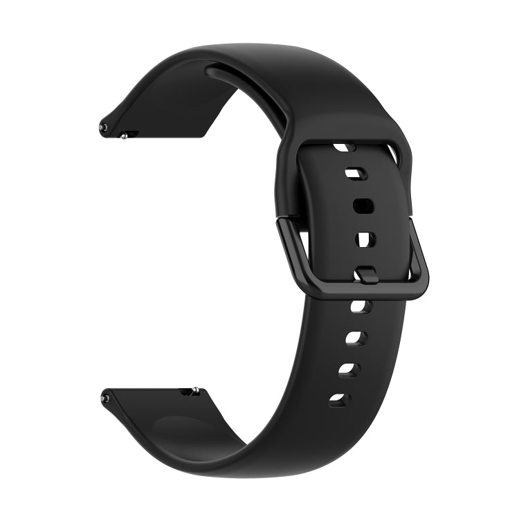 For Amazfit GTS4 Mini Solid Color Soft Silicone Watch Band
