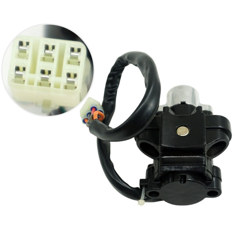 Motorcycle Ignition Switch Key Electric Door Lock For GSXR600 7500 GSF600 1200