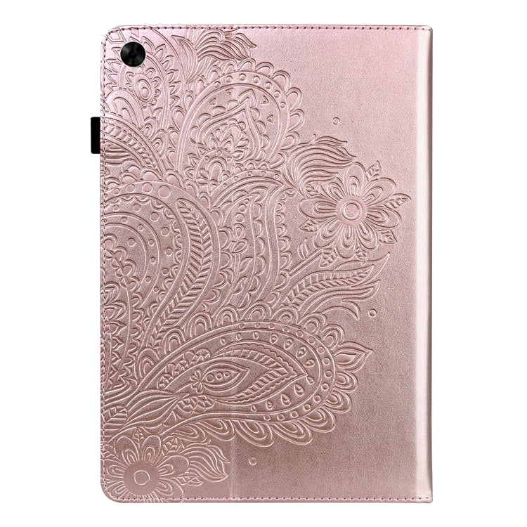 Peacock Embossed Pattern Leather Tablet Case