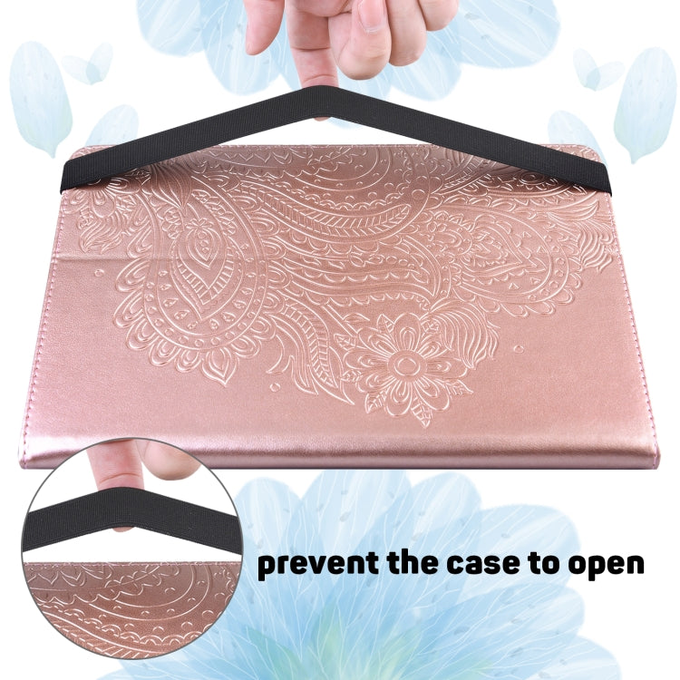 Peacock Embossed Pattern Leather Tablet Case