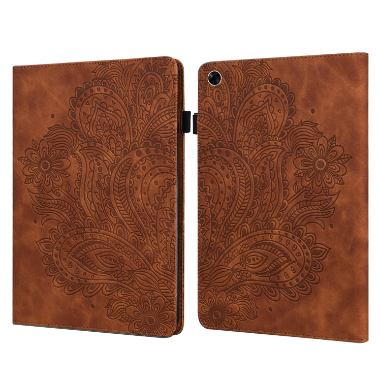 Peacock Embossed Pattern Leather Tablet Case