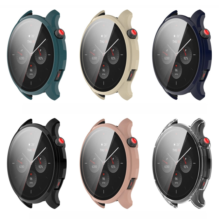 PC + Tempered Glass Integrated Protective Watch Case