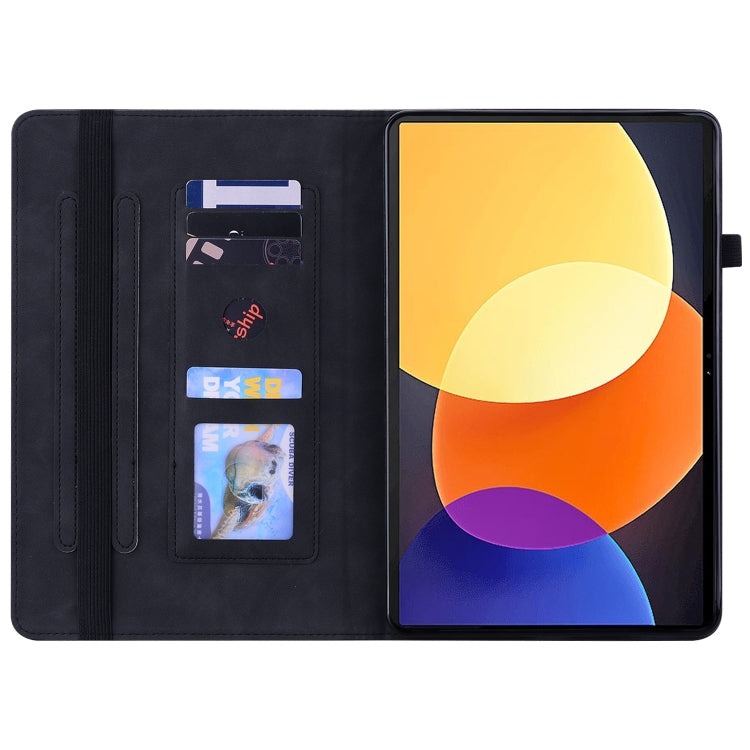 Skin Feel Solid Color Zipper Leather Tablet Case