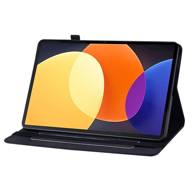 Skin Feel Solid Color Zipper Leather Tablet Case