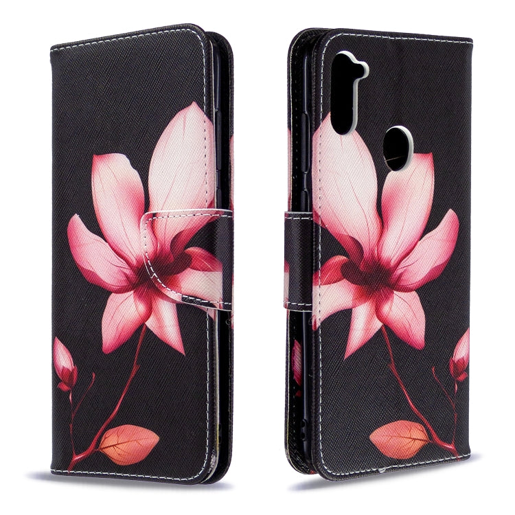 Colored Drawing Horizontal Flip Leather Case with Holder & Card Slots & Wallet