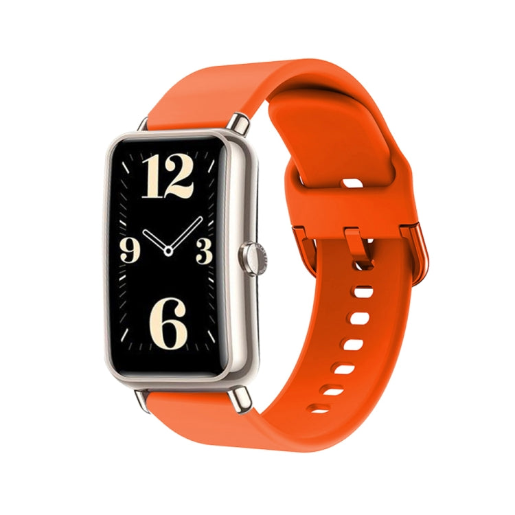Color Buckle Silicone Watch Band
