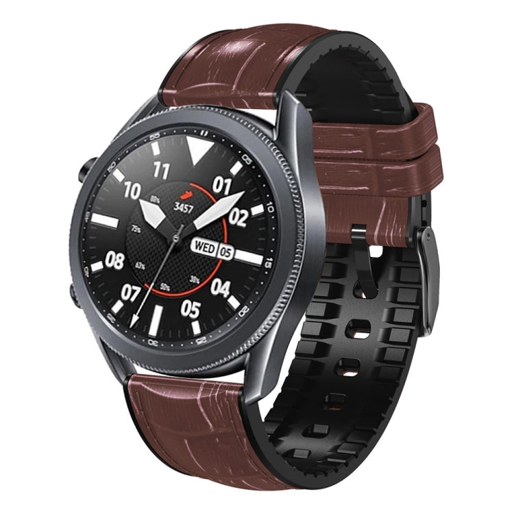 Bamboo Joint Texture Silicone Leather Watch Band