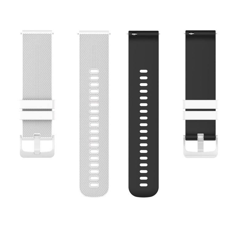 Small Plaid Texture Two-color Silicone Watch Band