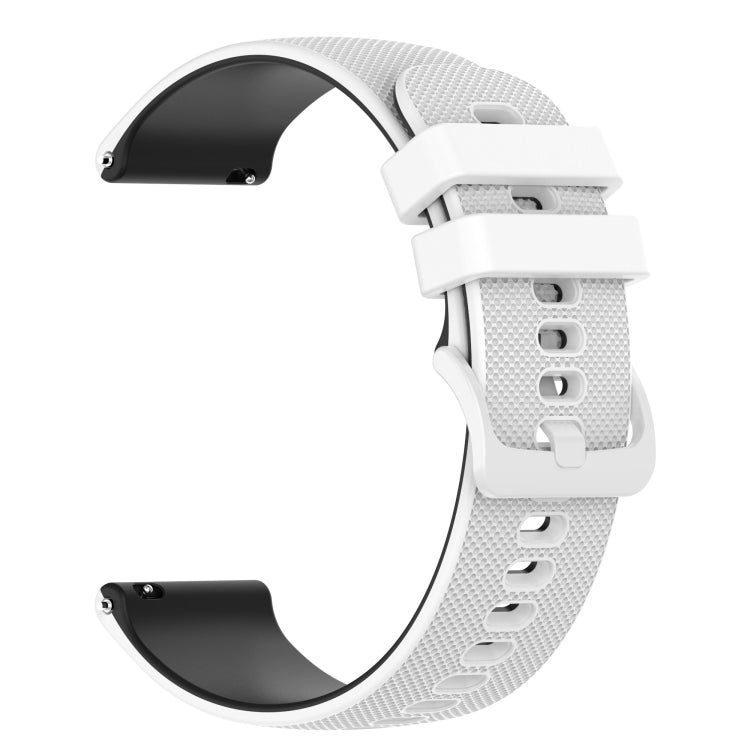 Small Plaid Texture Two-color Silicone Watch Band