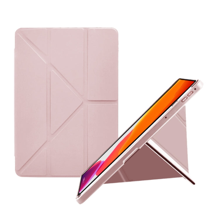 Acrylic 2 in 1 Y-fold Smart Leather Tablet Case