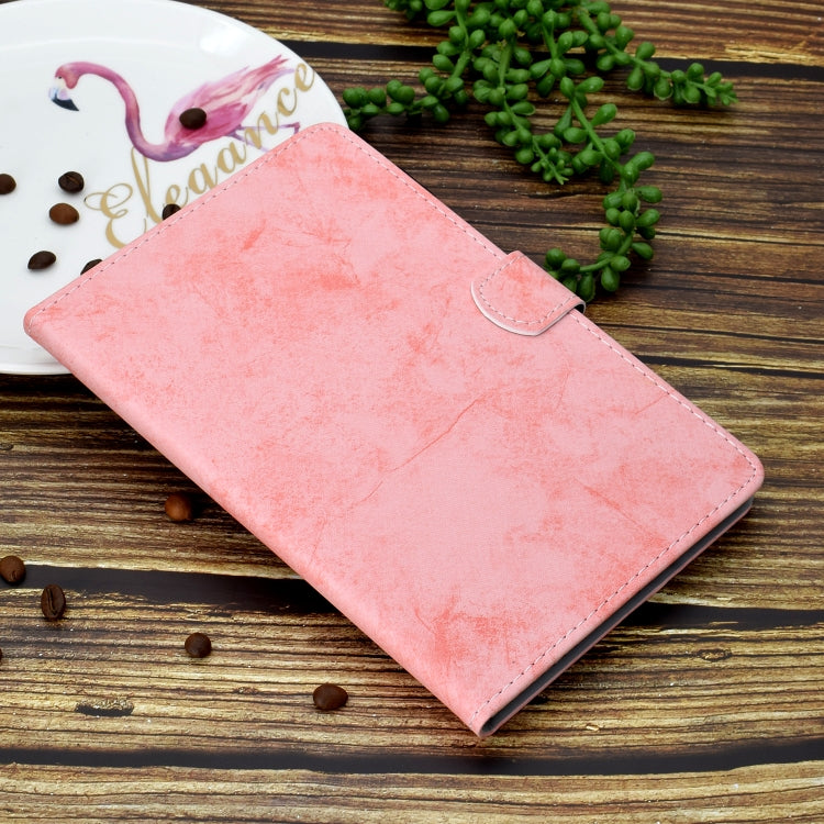 Sewing Thread Horizontal Solid Color Flat Leather Case with Sleep Function & Pen Cover & Anti Skid Strip & Card Slot & Holder
