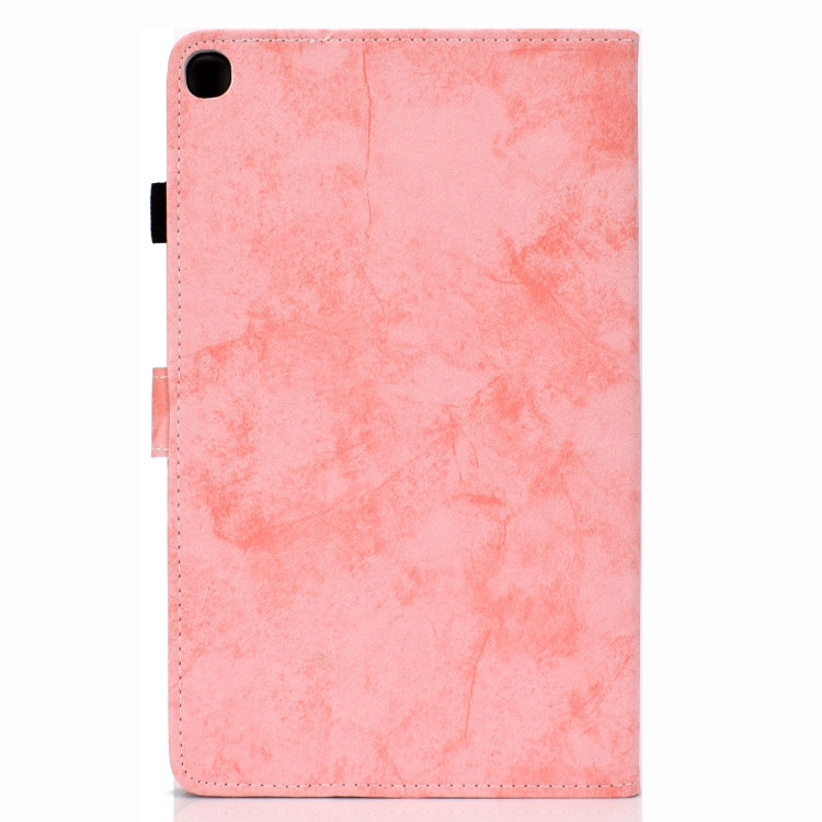 Sewing Thread Horizontal Solid Color Flat Leather Case with Sleep Function & Pen Cover & Anti Skid Strip & Card Slot & Holder