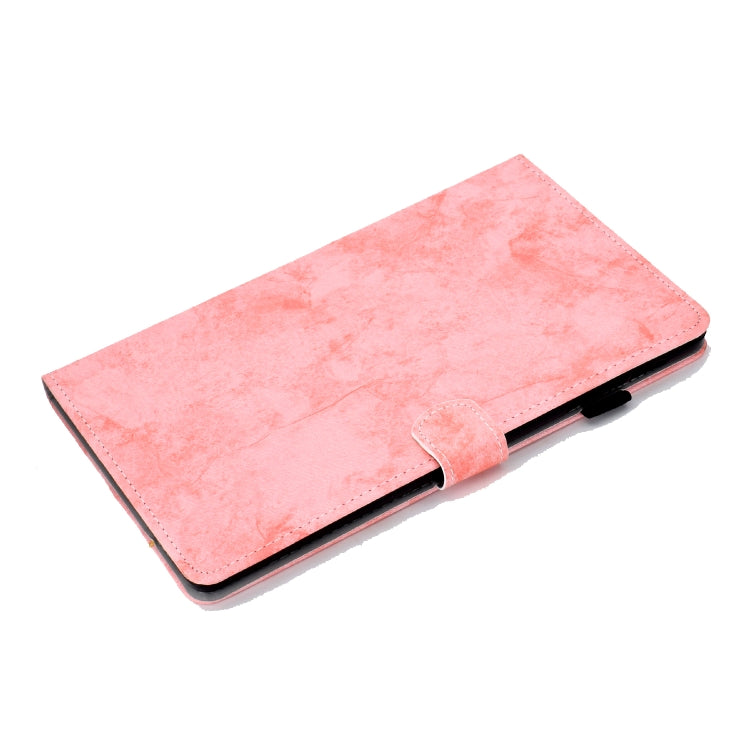 Sewing Thread Horizontal Solid Color Flat Leather Case with Sleep Function & Pen Cover & Anti Skid Strip & Card Slot & Holder