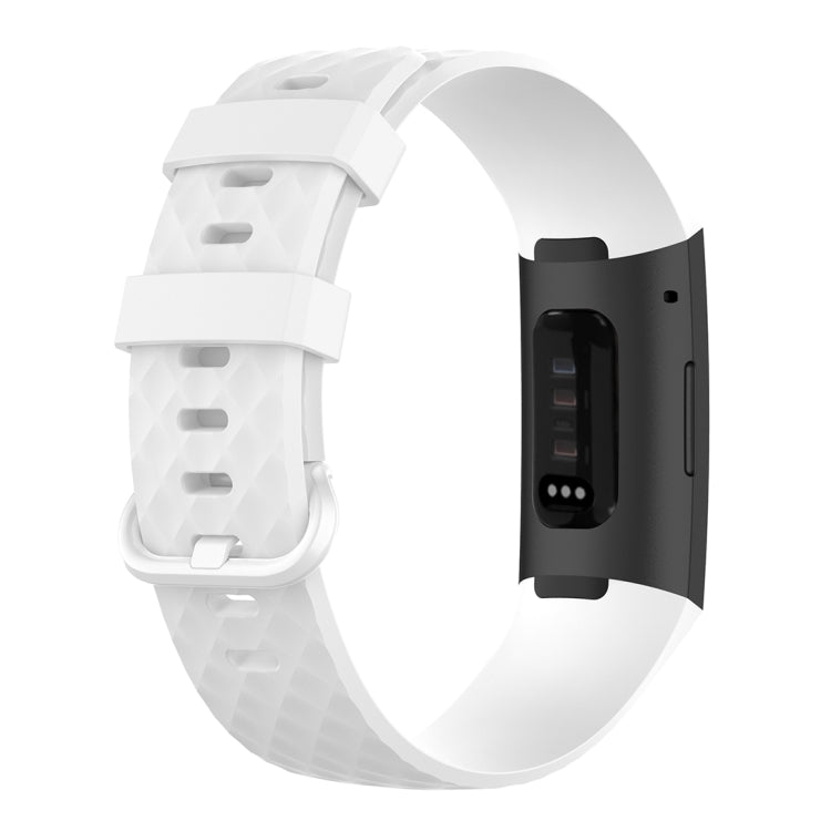 Color Buckle TPU Wrist Strap Watch Band for Fitbit Charge 4 / Charge 3 / Charge 3 SE