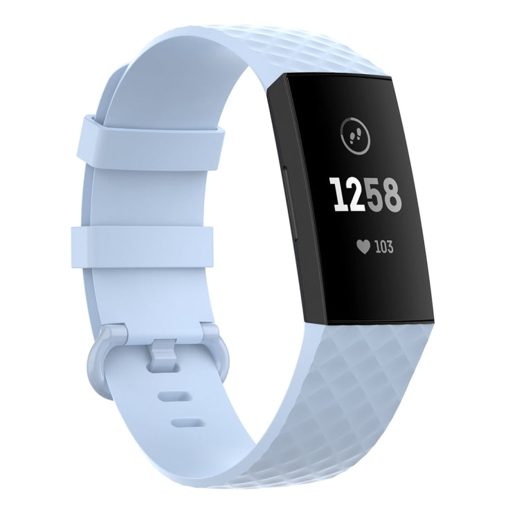 Color Buckle TPU Wrist Strap Watch Band for Fitbit Charge 4 / Charge 3 / Charge 3 SE