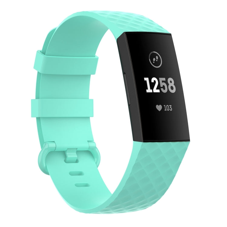 Color Buckle TPU Wrist Strap Watch Band for Fitbit Charge 4 / Charge 3 / Charge 3 SE