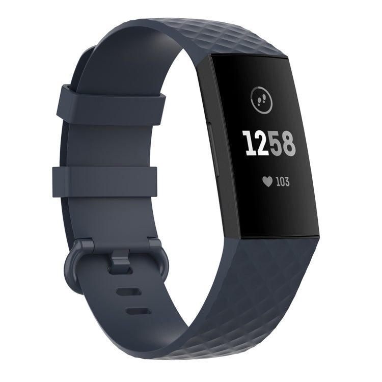 Color Buckle TPU Wrist Strap Watch Band for Fitbit Charge 4 / Charge 3 / Charge 3 SE