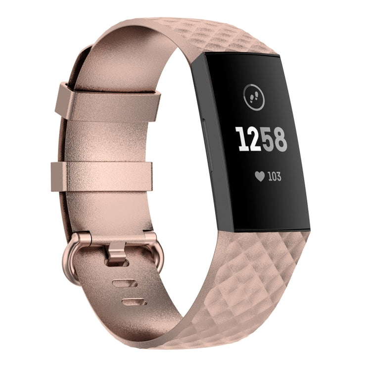 Color Buckle TPU Wrist Strap Watch Band for Fitbit Charge 4 / Charge 3 / Charge 3 SE