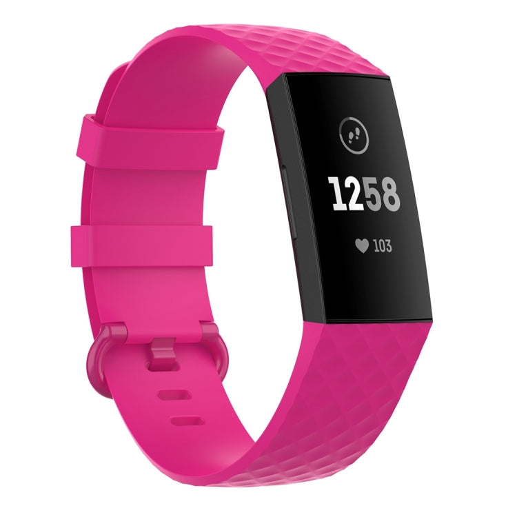 Color Buckle TPU Wrist Strap Watch Band for Fitbit Charge 4 / Charge 3 / Charge 3 SE