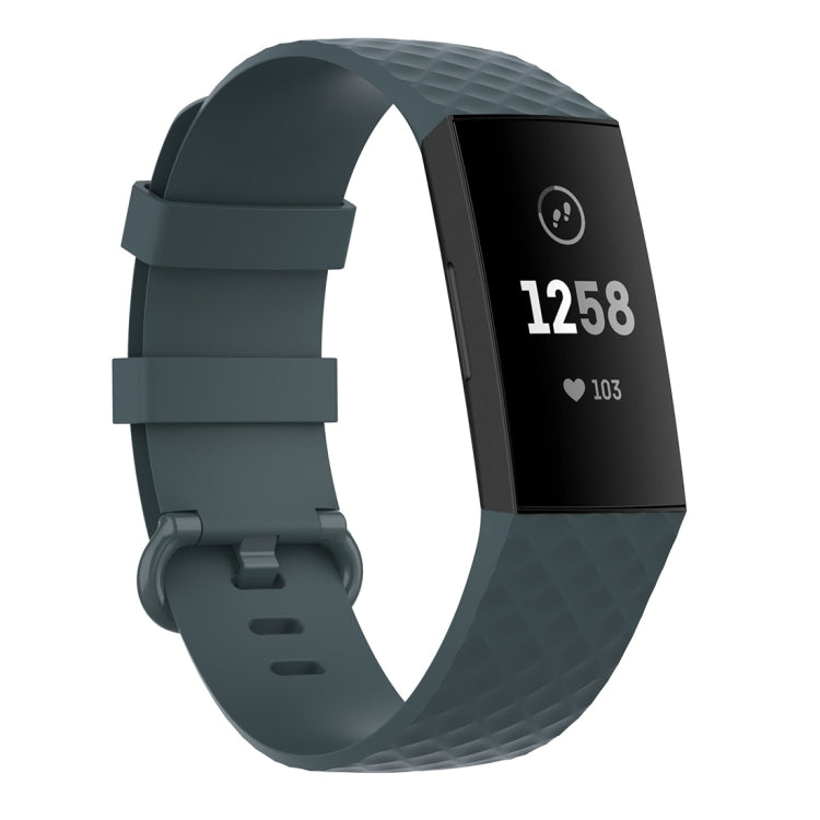 Color Buckle TPU Wrist Strap Watch Band for Fitbit Charge 4 / Charge 3 / Charge 3 SE