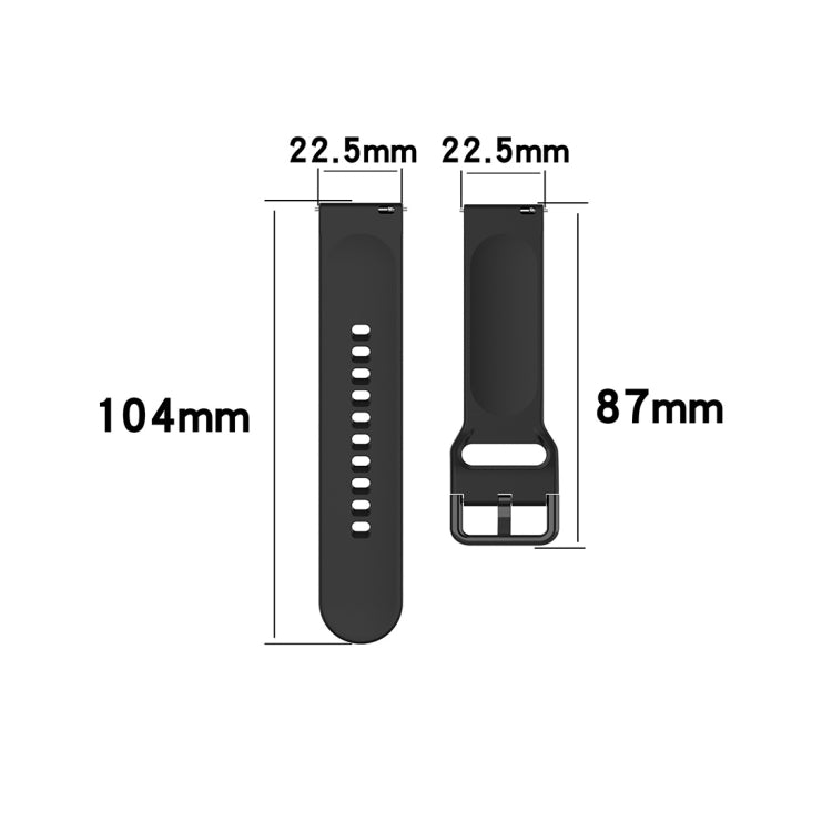 Color Buckle Silicone Wrist Strap Watch Band for Fitbit Versa 2 / Versa / Versa Lite / Blaze