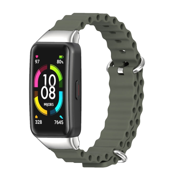 MIJOBS CS Marine Silicone Breathable Watch Band
