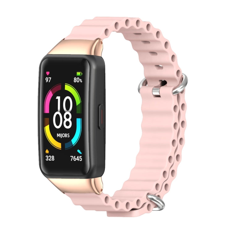MIJOBS CS Marine Silicone Breathable Watch Band