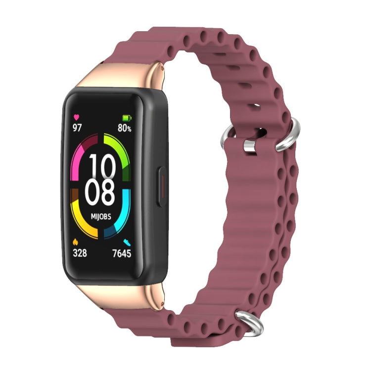 MIJOBS CS Marine Silicone Breathable Watch Band