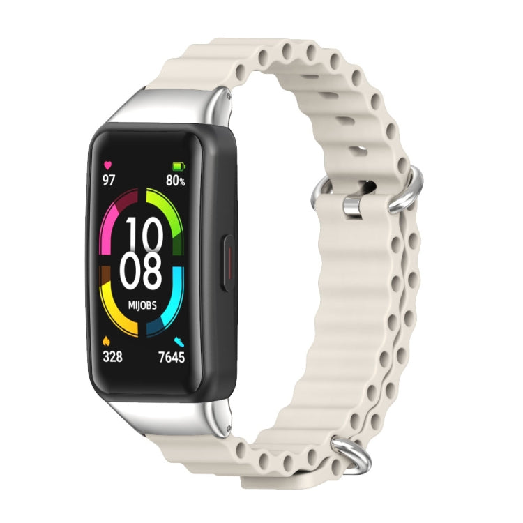 MIJOBS CS Marine Silicone Breathable Watch Band