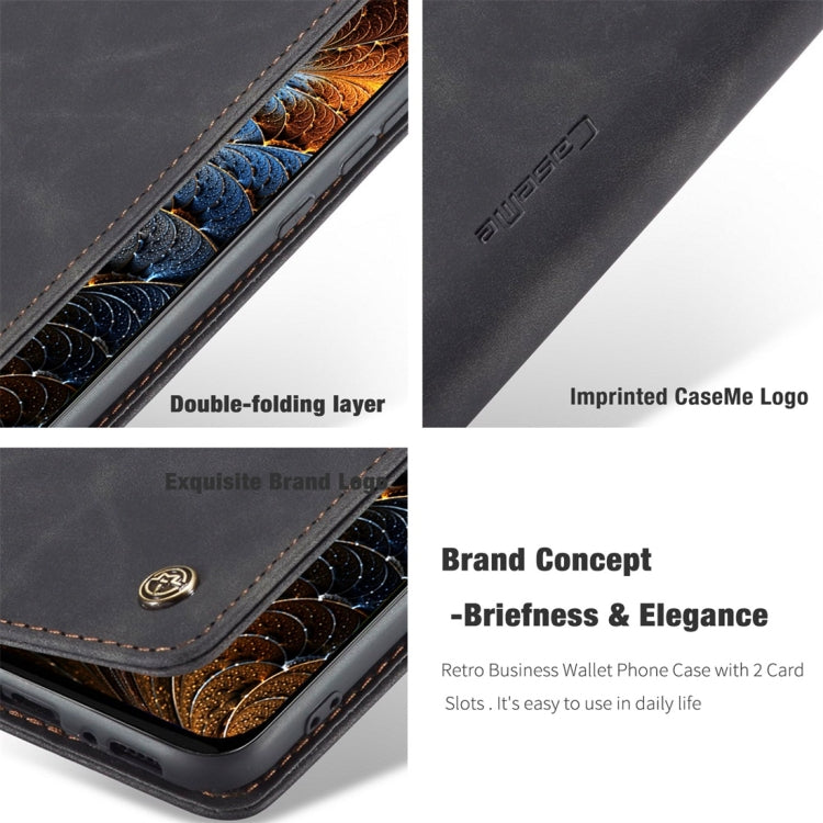 CaseMe-013 Multifunctional Horizontal Flip Leather Case with Card Slot & Holder & Wallet