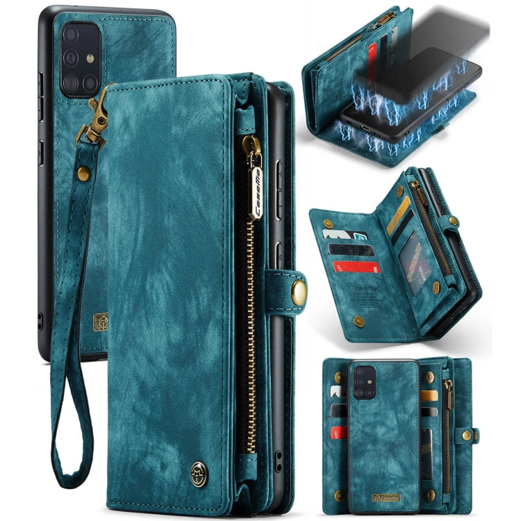 CaseMe Detachable Multifunctional Horizontal Flip Leather Case, with Card Slot & Holder & Zipper Wallet & Photo Frame