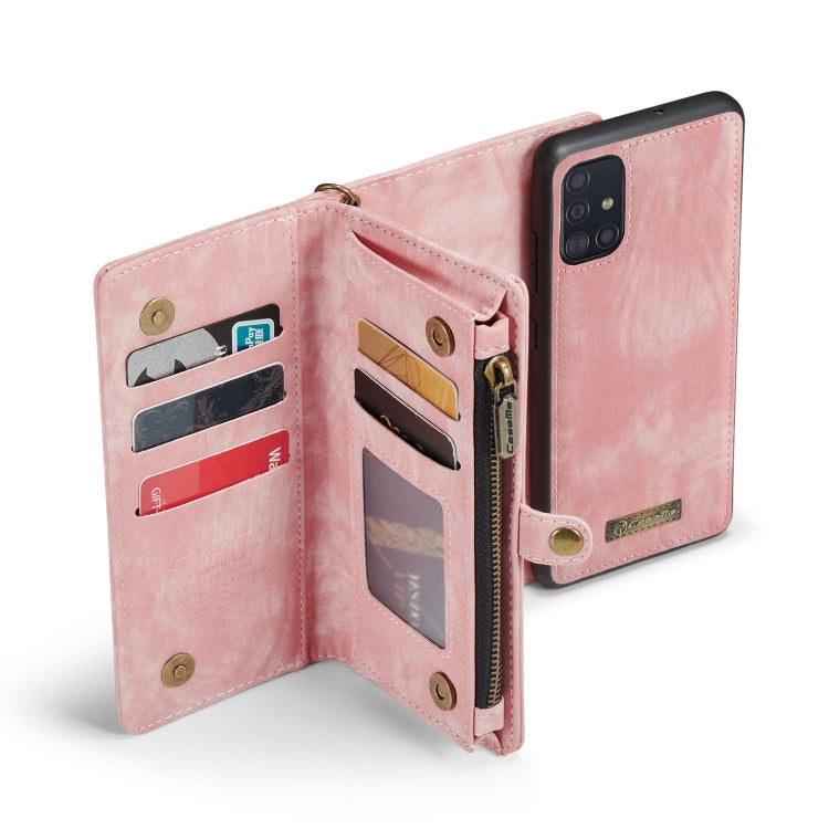 CaseMe Detachable Multifunctional Horizontal Flip Leather Case, with Card Slot & Holder & Zipper Wallet & Photo Frame