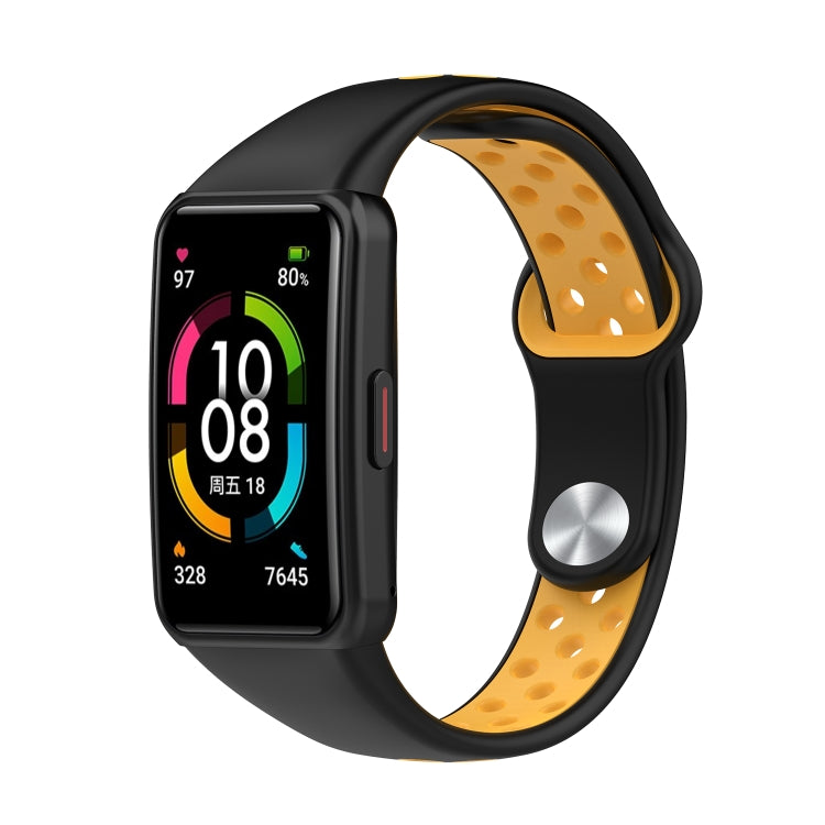 Two-color Reverse Buckle Silicone Watch Band
