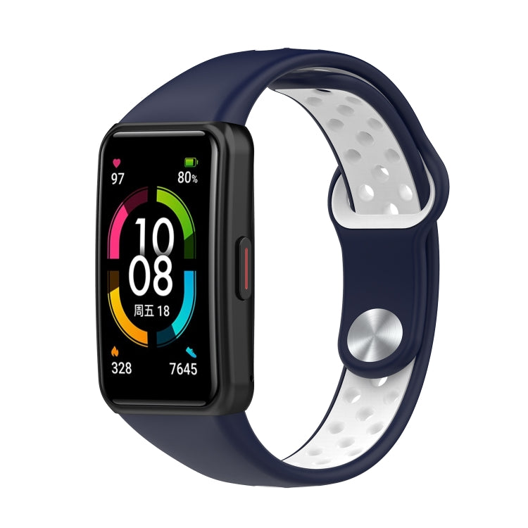 Two-color Reverse Buckle Silicone Watch Band