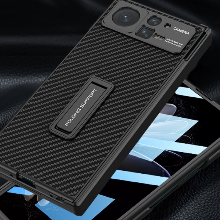 For Xiaomi Mix Fold 2 GKK Magnetic Hinge Flip Leather Phone Case with Holder