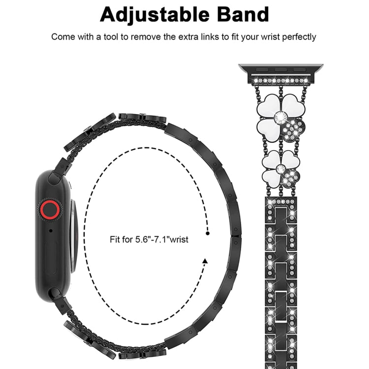 Petal Metal Diamond Watch Band