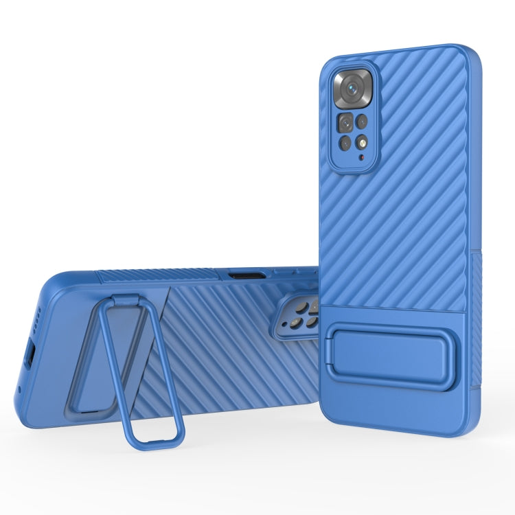 Wavy Texture TPU Phone Case with Lens Film