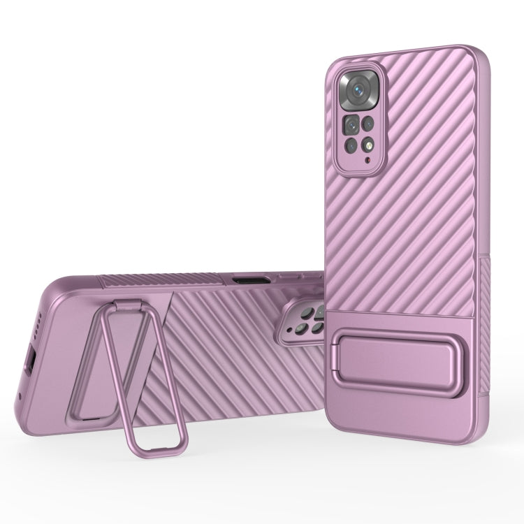 Wavy Texture TPU Phone Case with Lens Film